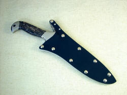 "Oceana" Locking sheath detail. Locking sheath offers maximum security