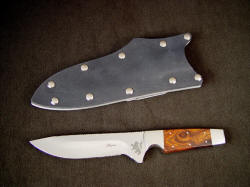 "Paraeagle" with optional kydex, aluminum, nickel plated steel combat sheath